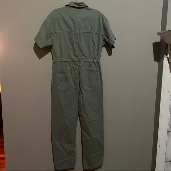 Free People Sage Green Marci Coverall Jumpsuit - Picture 7 of 14